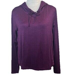 Reebok Women’s Purple Hoodie Long Sleeves Soft Lightweight Active Wear Medium